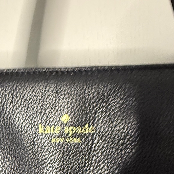 Kate Spade Large Pebbled Black Leather Tote - Picture 2 of 13